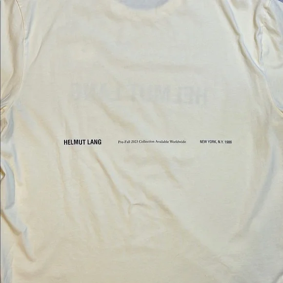 Helmut Lang Men’s Printed Cotton T-Shirt - Picture 8 of 16